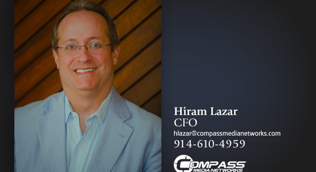 Hiram Lazar joins Compass Media Networks as Chief Financial Officer