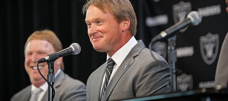 Welcome Back, Coach Jon Gruden as Oakland Raiders Head Coach