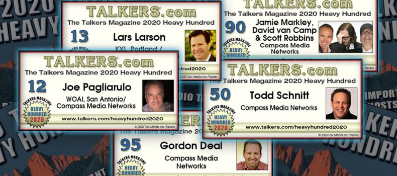 Pags, Larson, Schnitt, MVR, and Deal featured in 2020 TALKERS Heavy Hundred