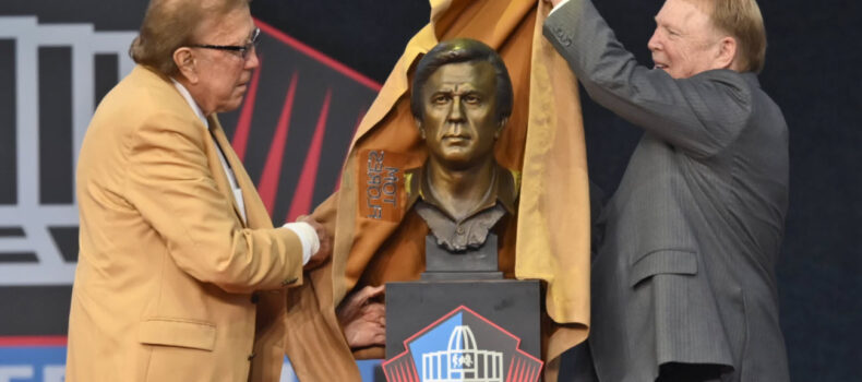 Tom Flores inducted into the Pro Football Hall of Fame