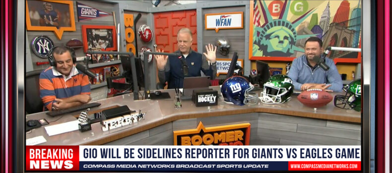 Giants vs Eagles, 10/20 Broadcast will Be Announced by Jerry Recco, Boomer Esiason, and Phil Simms
