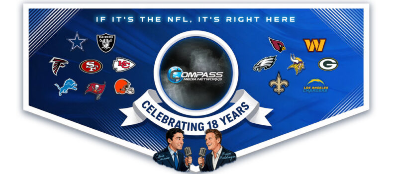 COMPASS MEDIA NETWORKS CELEBRATES 18 YEARS OF NFL COVERAGE — ANNOUNCES 2026 SCHEDULE & BROADCAST CREWS