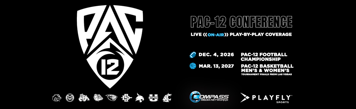 THE PAC-12 CONFERENCE & PLAYFLY SPORTS ANNOUNCE A MULTI-YEAR PARTNERSHIP WITH COMPASS MEDIA NETWORKS